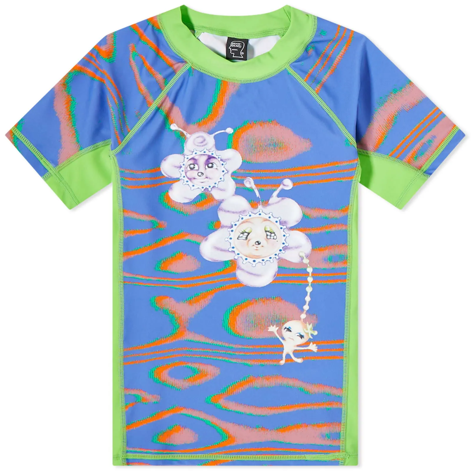 Brain Dead Wiggly Rash Guard