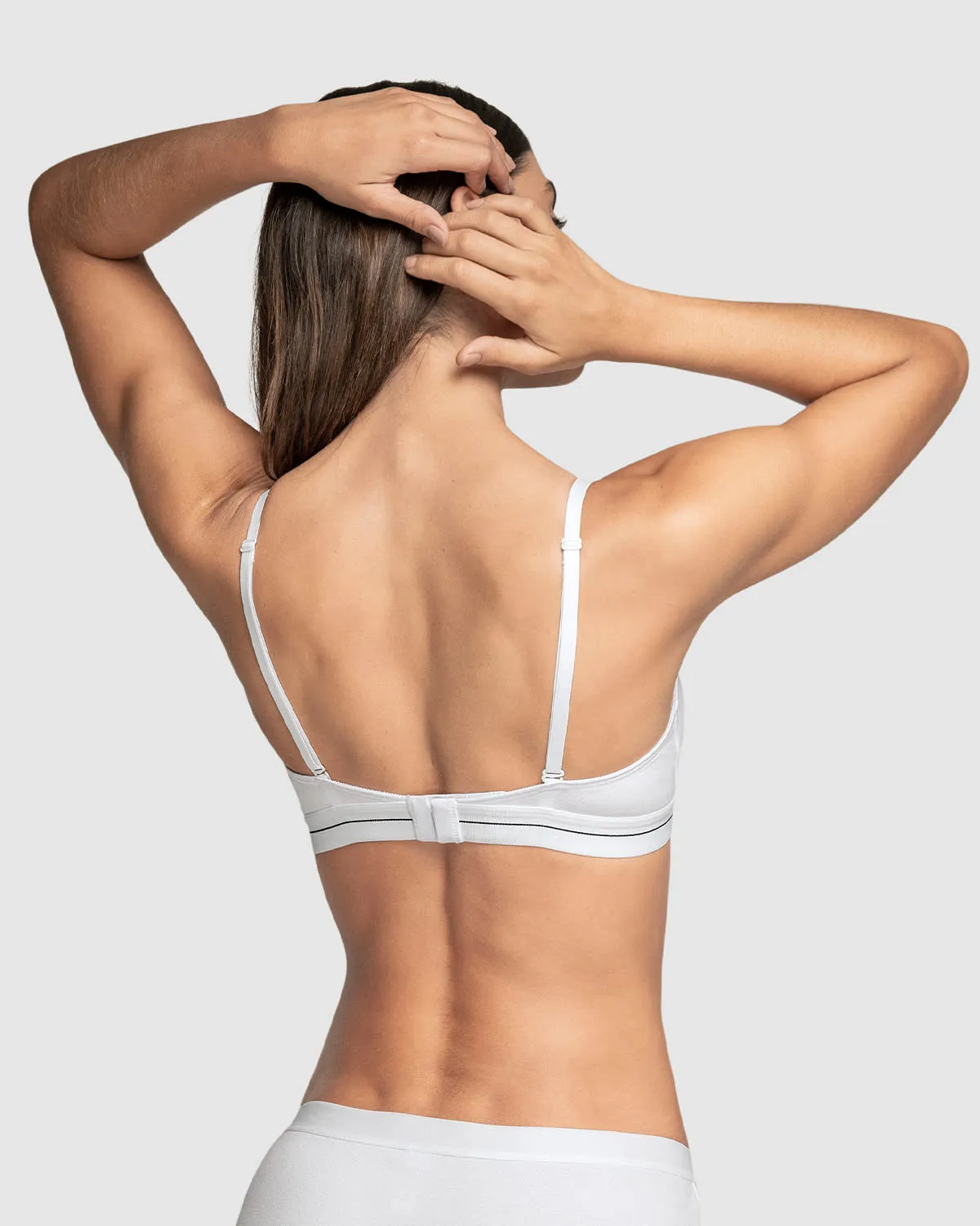 Brasier triangular en algodón liviano y cómodo