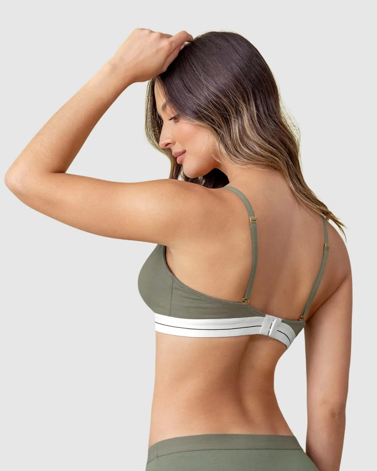 Brasier triangular en algodón liviano y cómodo
