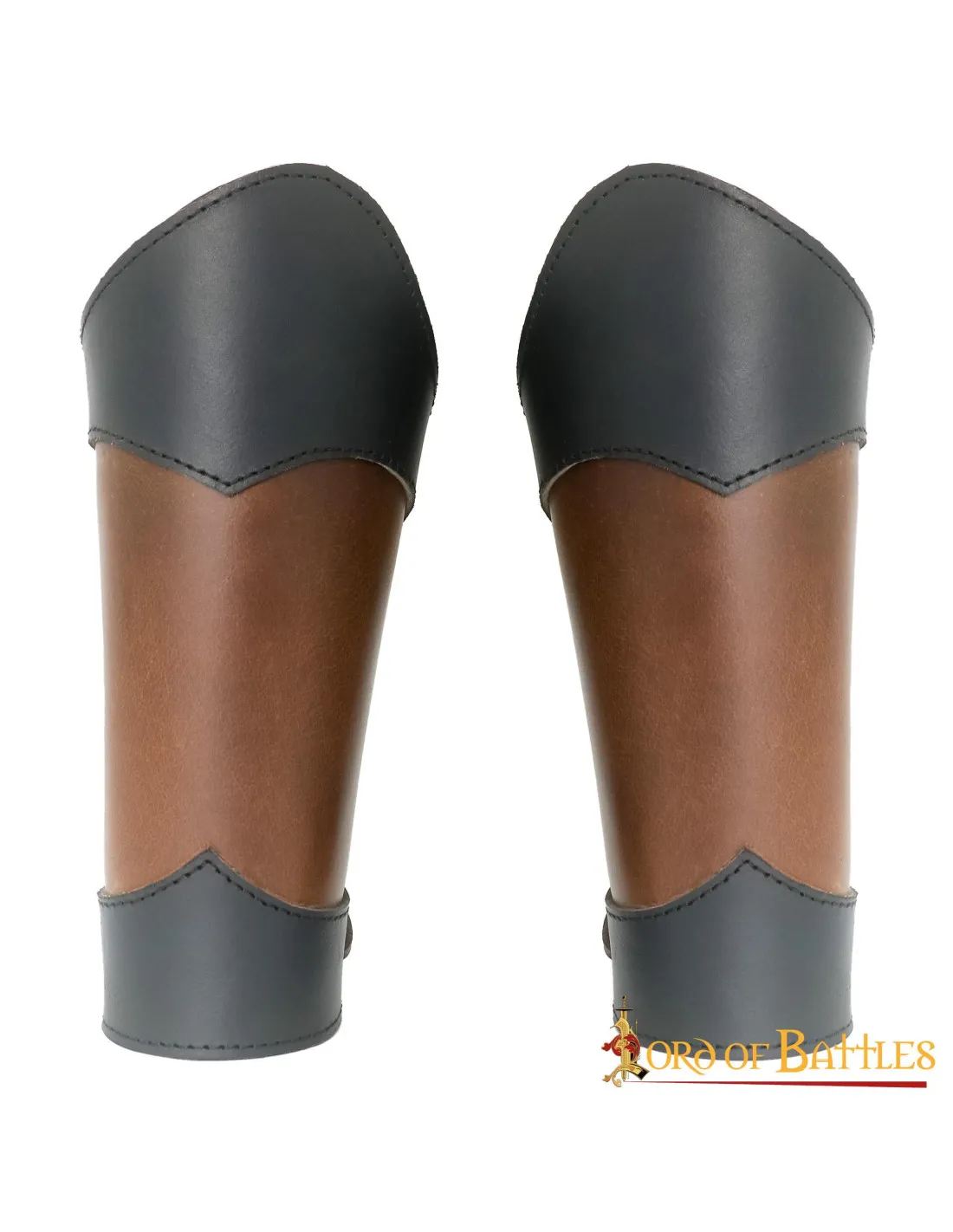 Brazaletes medieval de cuero genuino modelo Élfico