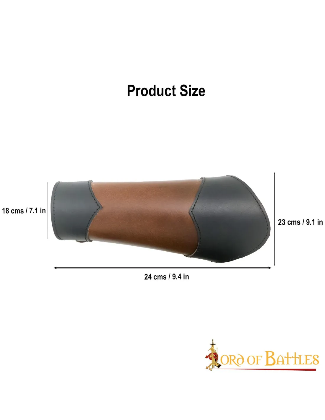 Brazaletes medieval de cuero genuino modelo Élfico