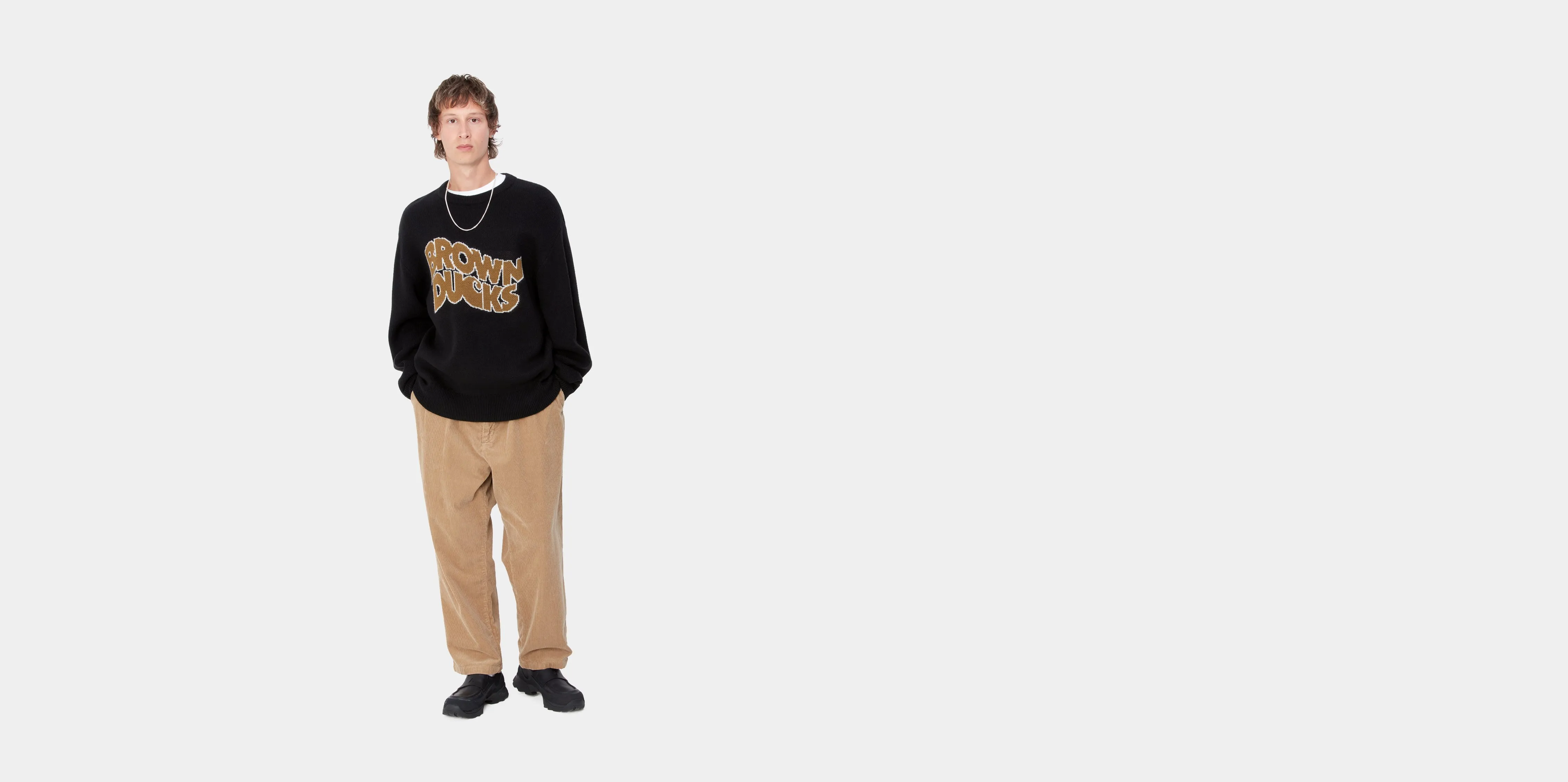 Brown Ducks Sweater