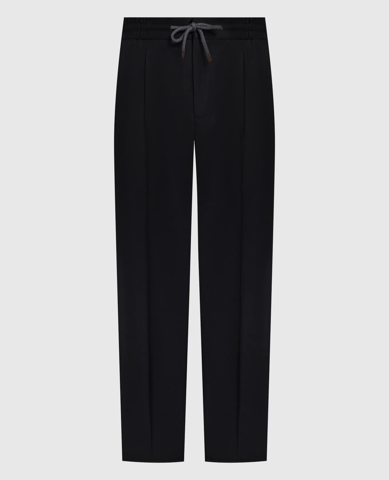 Brunello Cucinelli Black pants made of wool