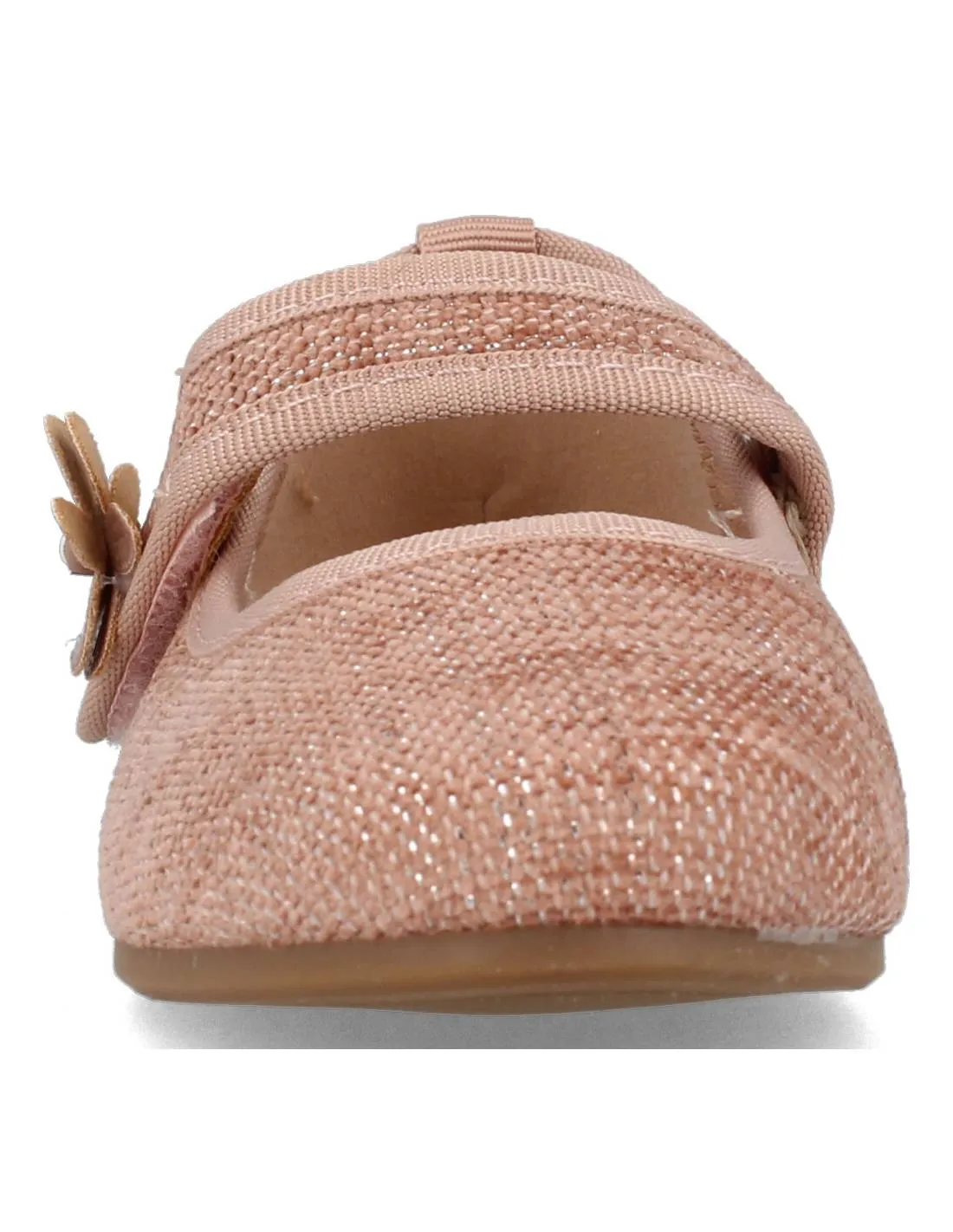 BUBBLE KIDS  MERCEDITA ROSA METALIZADO FLOR