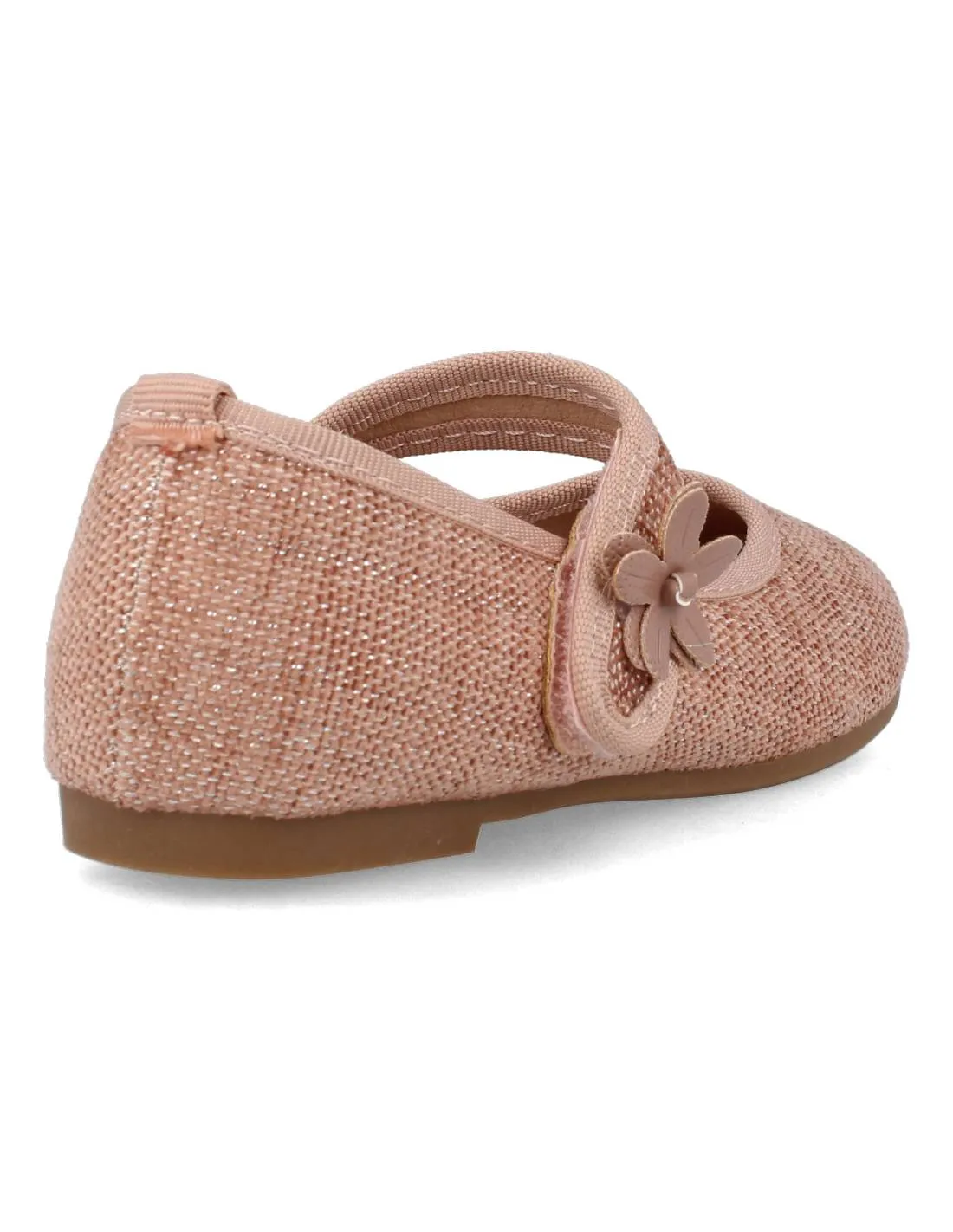 BUBBLE KIDS  MERCEDITA ROSA METALIZADO FLOR