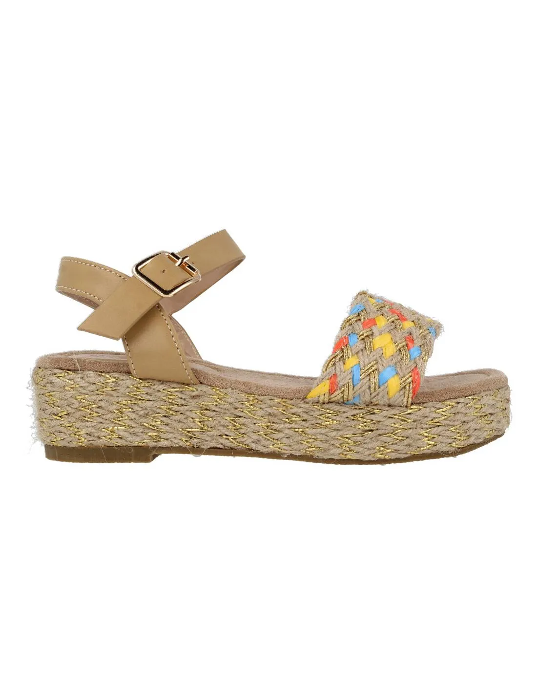BUBBLE KIDS  SANDALIA NIñA YUTE MULTICOLOR