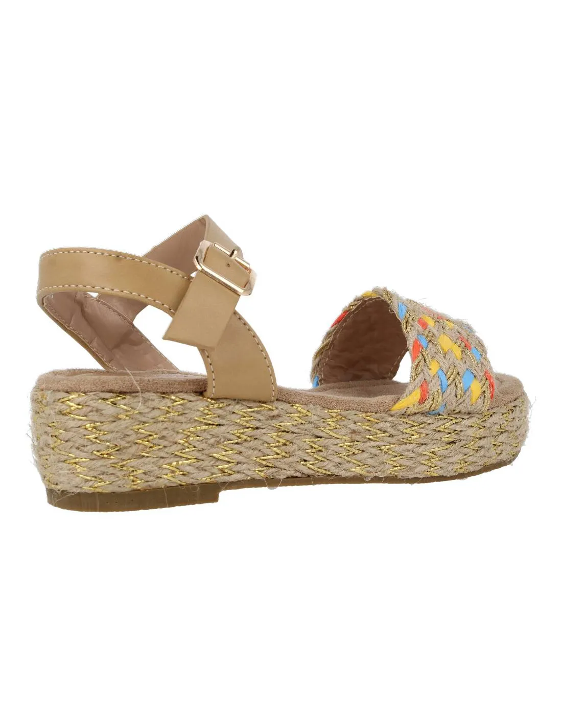 BUBBLE KIDS  SANDALIA NIñA YUTE MULTICOLOR