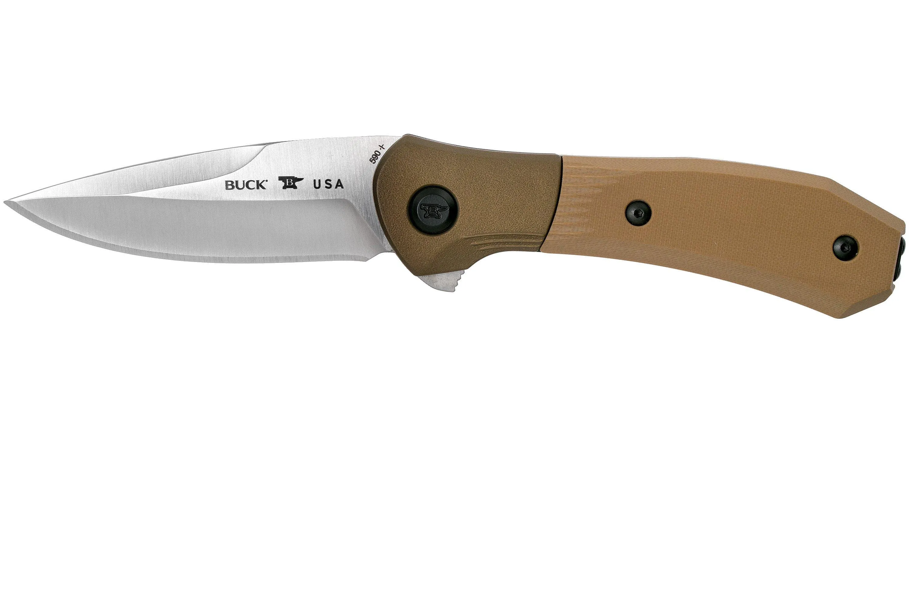 Buck 590BRS Paradigm Brown G10 navaja