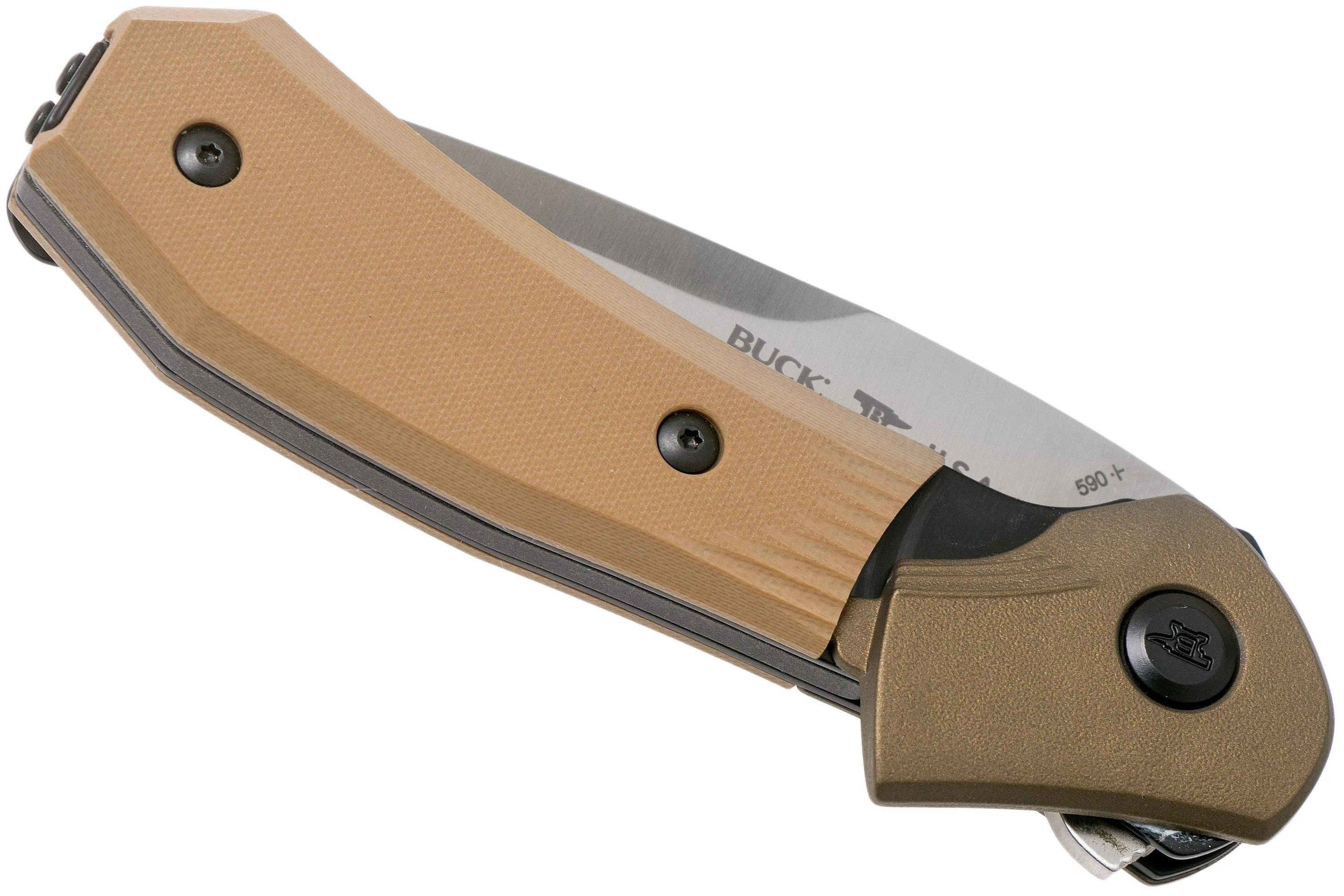 Buck 590BRS Paradigm Brown G10 navaja