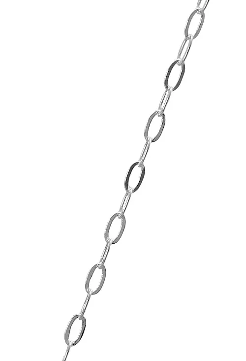 CADENA PLATA ESLABONES FORZADOS DE 40 CM 126_SLP4040