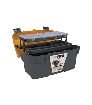 Caja herramienta c/organizador VITO 17'' VIMO17