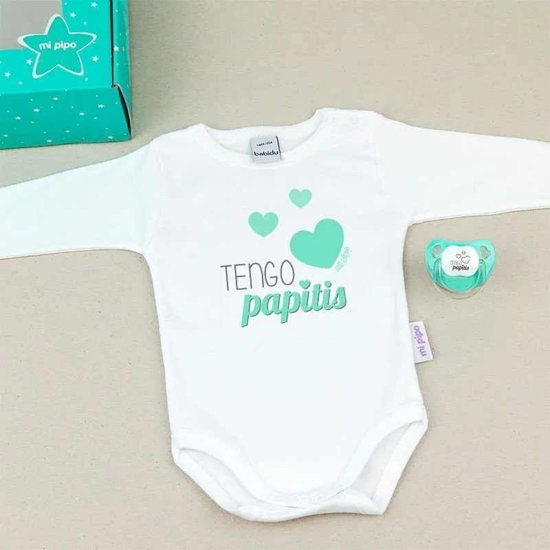 Cajita regalo bebé Tengo Papitis
