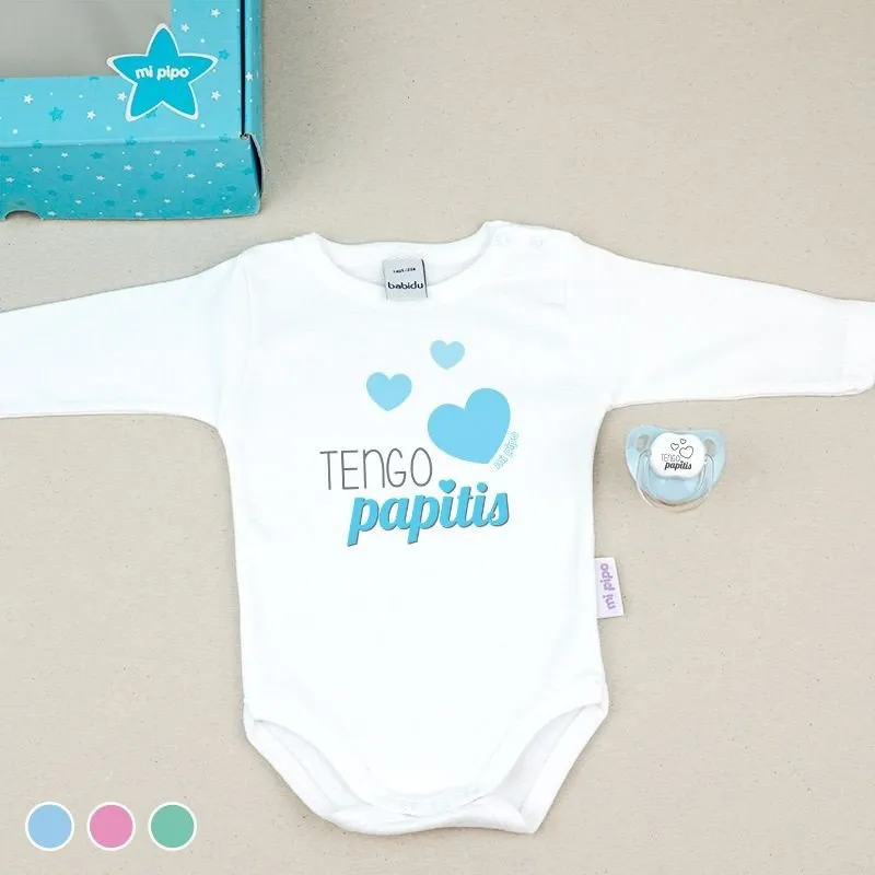 Cajita regalo bebé Tengo Papitis