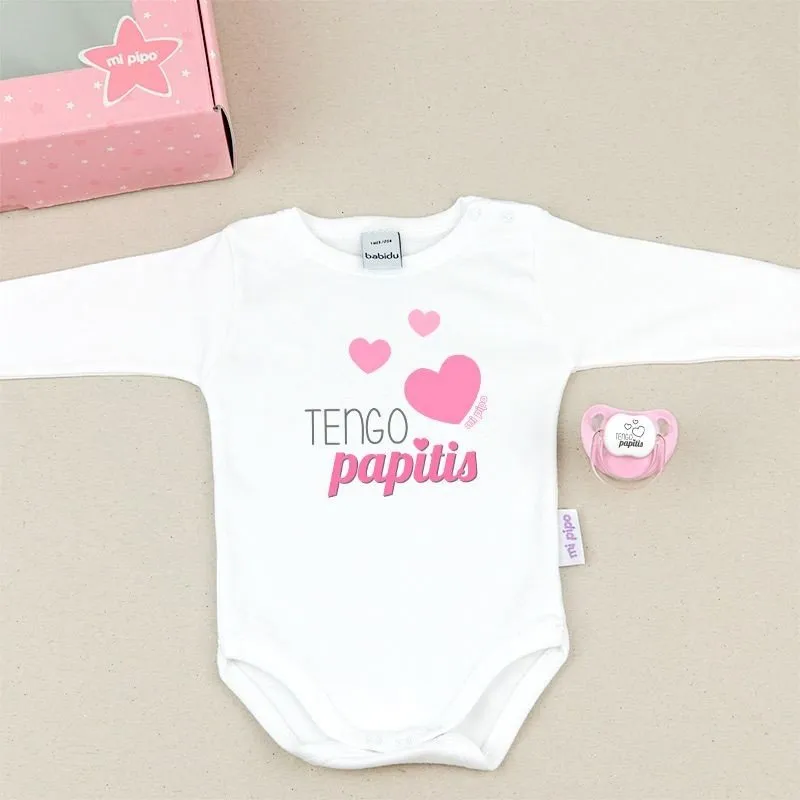 Cajita regalo bebé Tengo Papitis