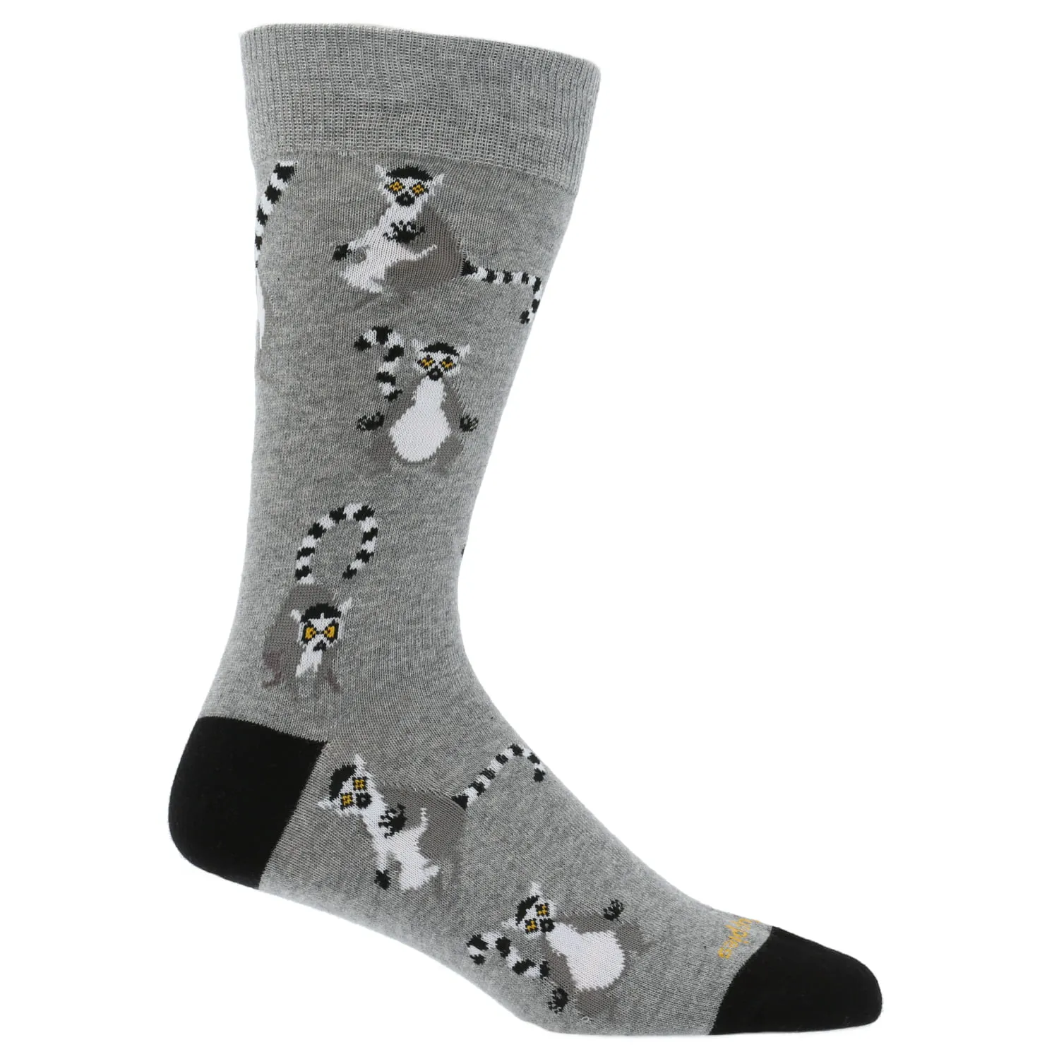 Calcetin Algodón Hombre C Lemur Gris Hush Puppies