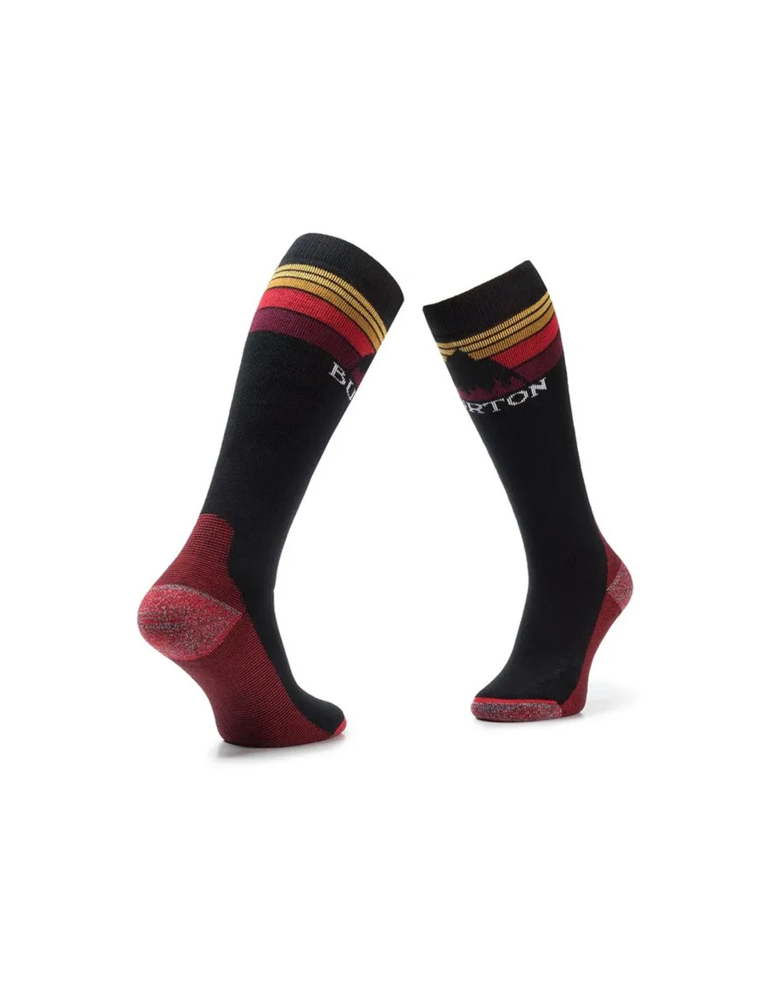 Calcetines de Esquí y Snow Burton Midweight Emblem Hombre Negro