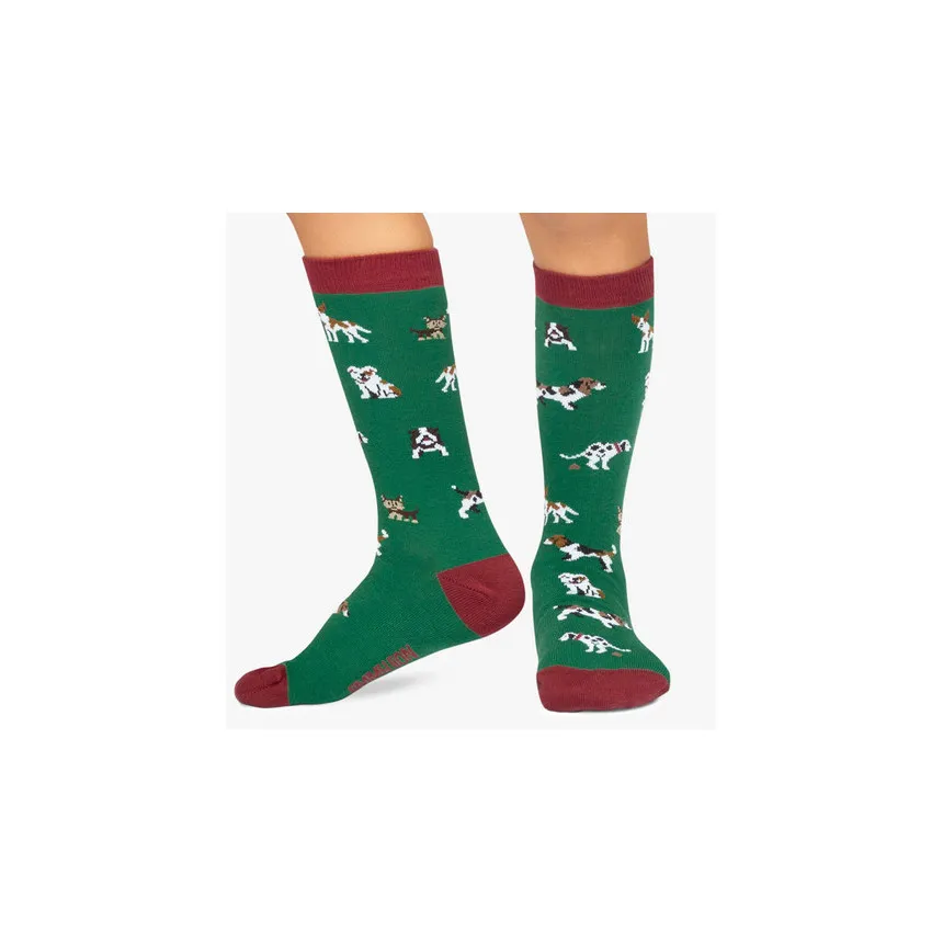 Calcetines Jimmy Lion Dogs Para Niños en Verde 