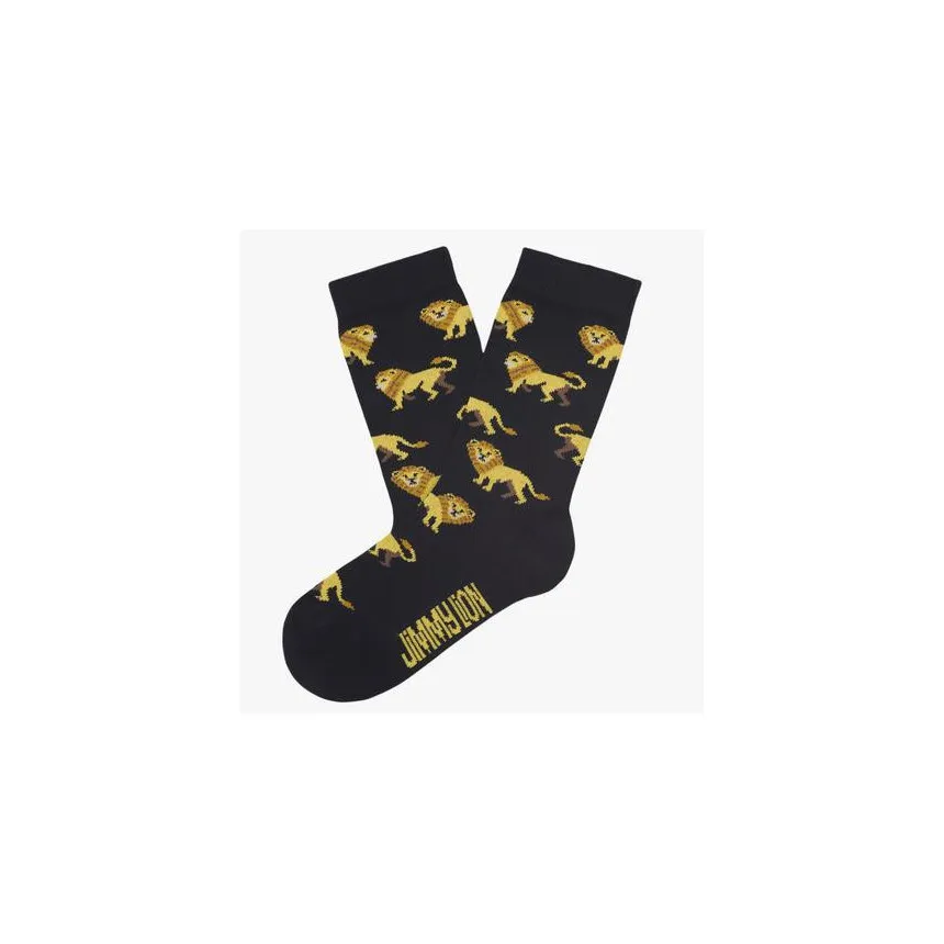 Calcetines Jimmy Lion Lions Para Niños en Negro 