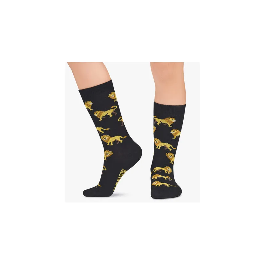 Calcetines Jimmy Lion Lions Para Niños en Negro 