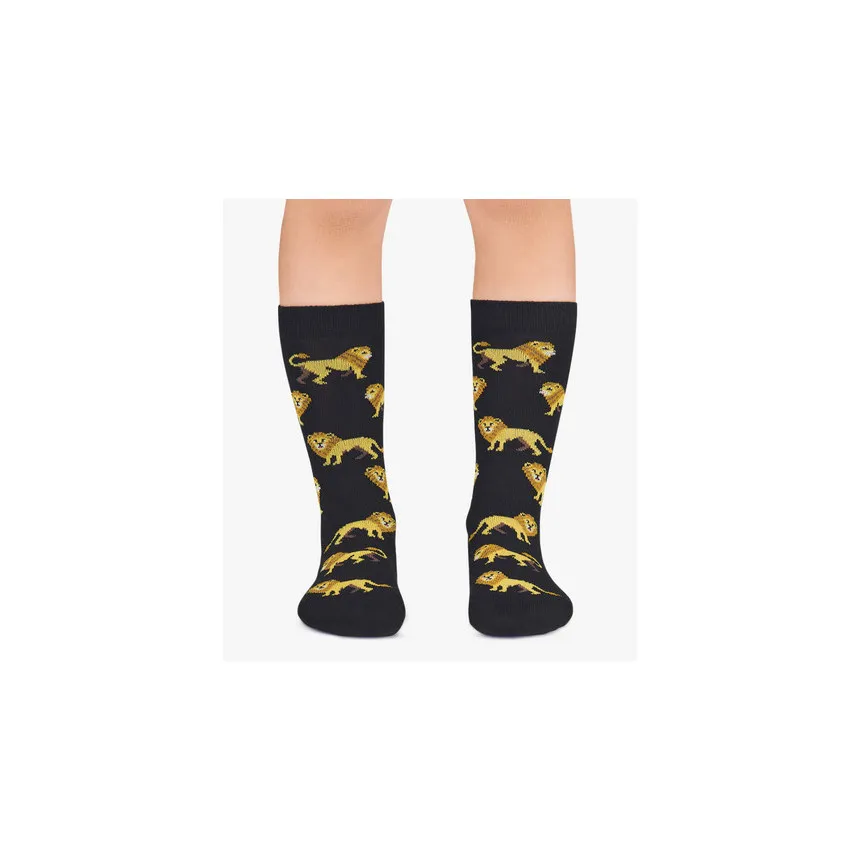 Calcetines Jimmy Lion Lions Para Niños en Negro 
