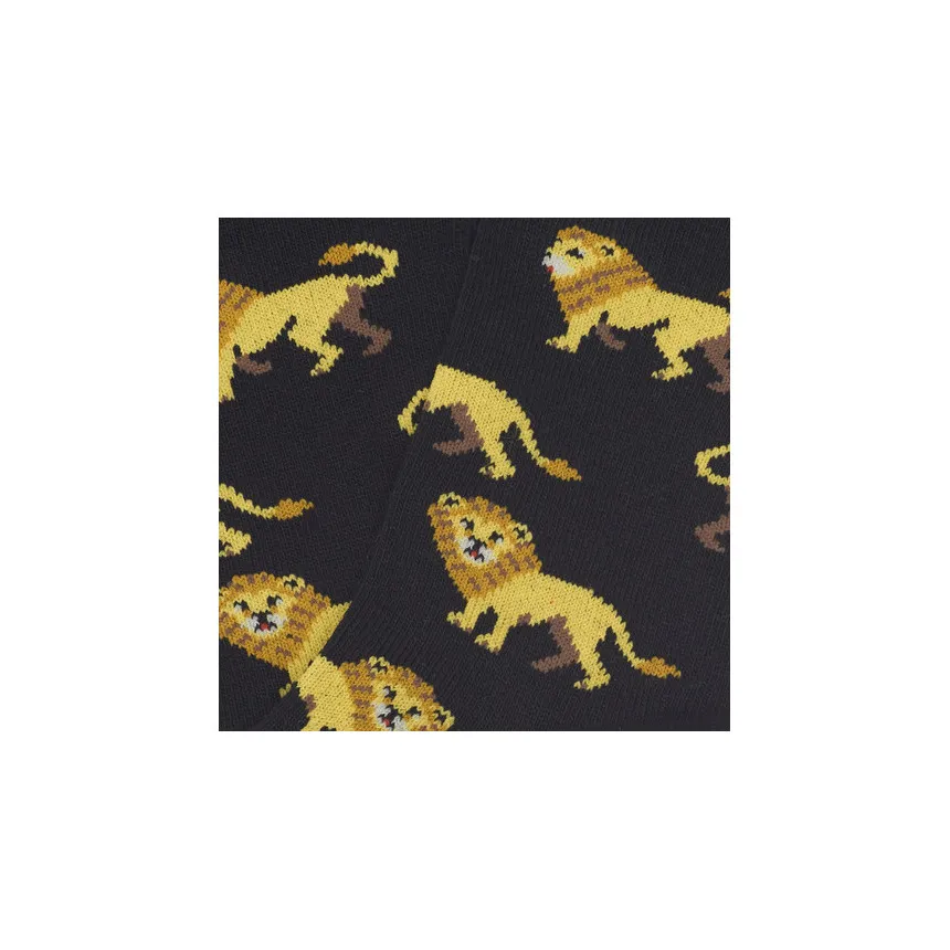 Calcetines Jimmy Lion Lions Para Niños en Negro 