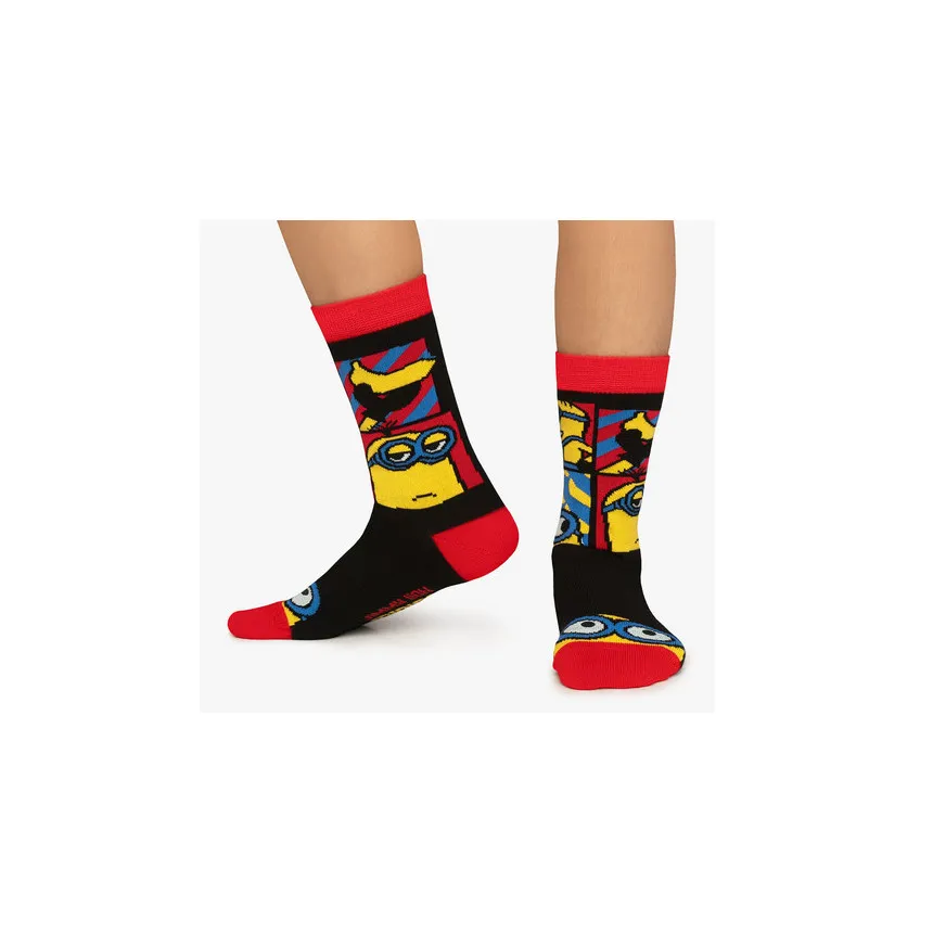 Calcetines Jimmy Lion Minions Bananas Para Niños  