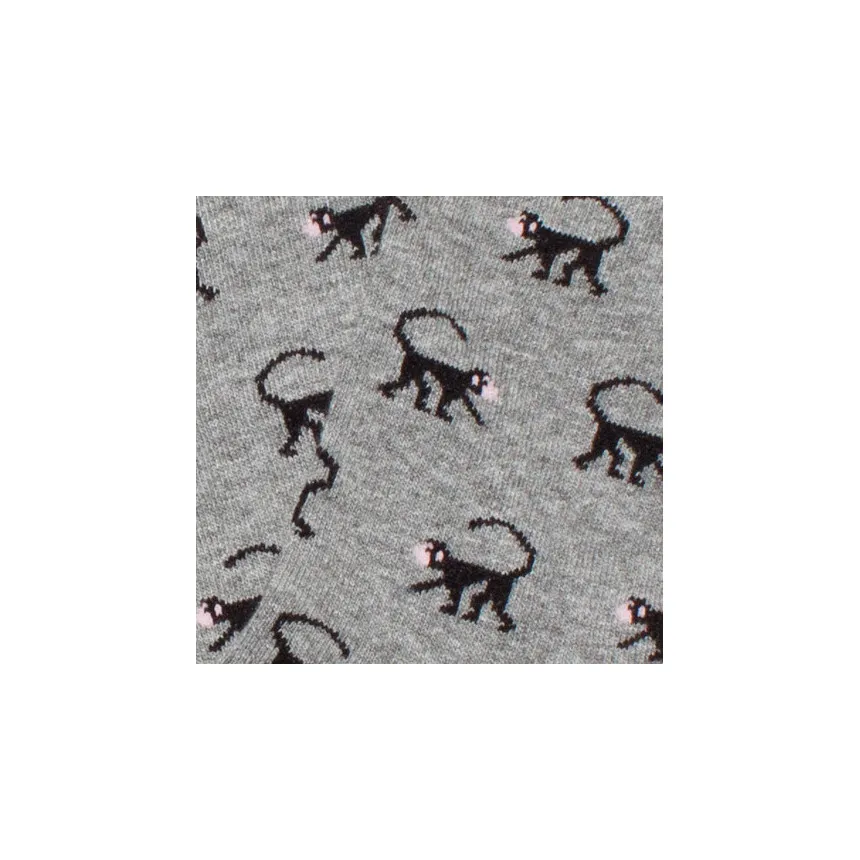 Calcetines Jimmy Lion Monkeys Para Niños en Gris 