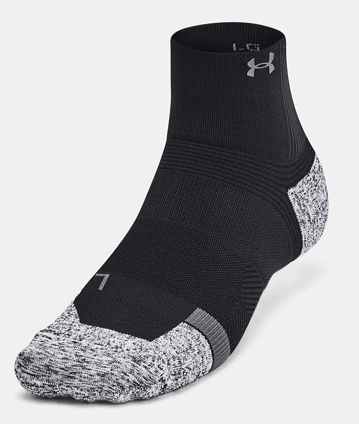CALCETINES UNDER ARMOUR ARMOURDRY PRO QUARTER 3 PACK  BLACK/WHITE/CASTLEROCK