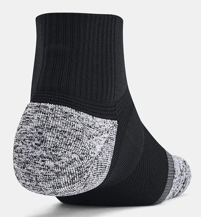 CALCETINES UNDER ARMOUR ARMOURDRY PRO QUARTER 3 PACK  BLACK/WHITE/CASTLEROCK
