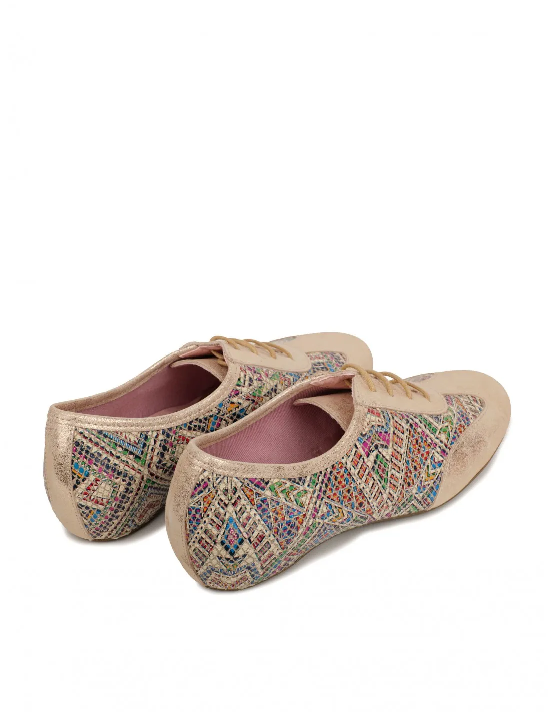 CALLAGHAN Blucher Dorado Estampado Multicolor