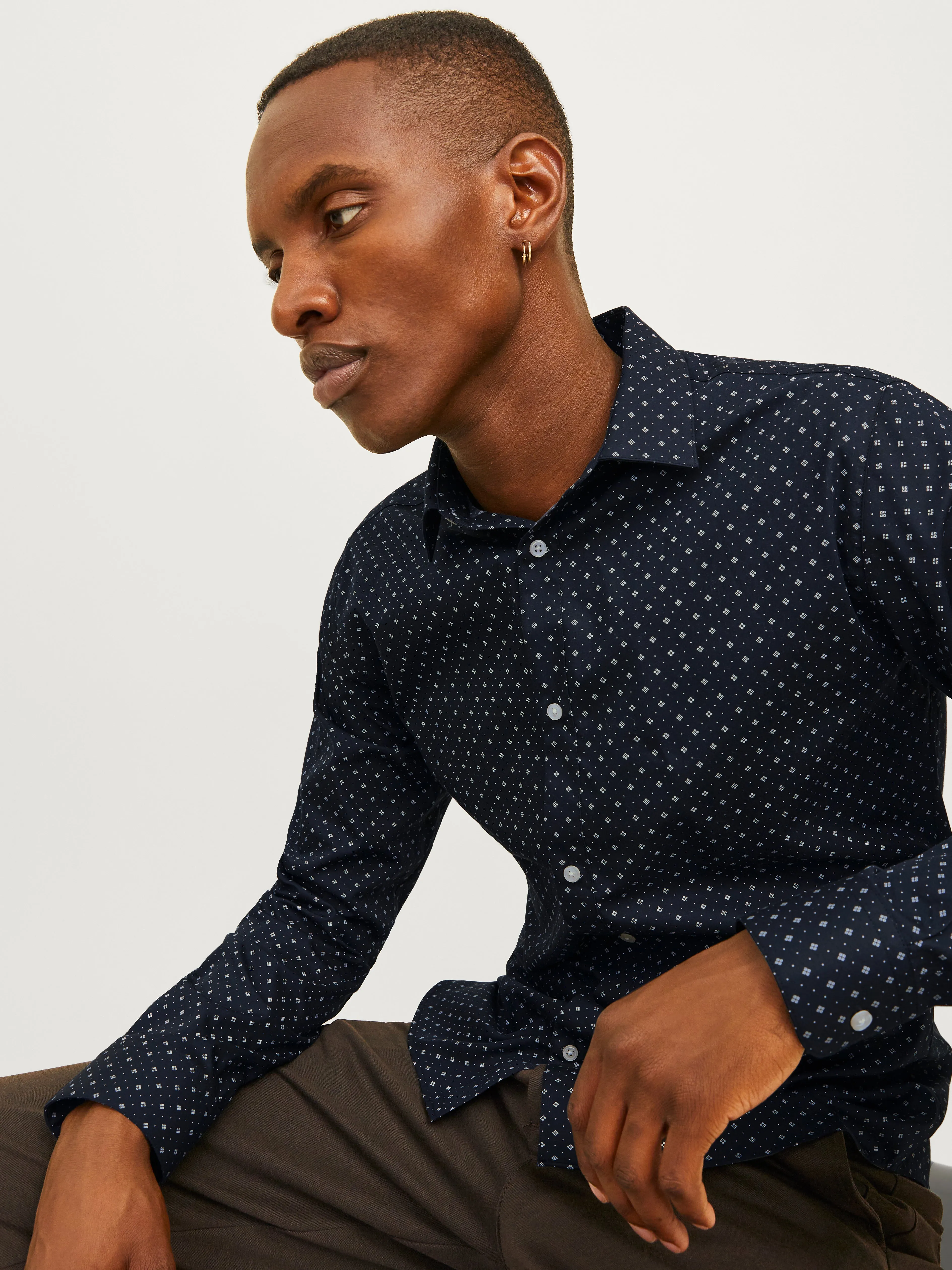 Camisa Corte slim | Negro | Jack & Jones®