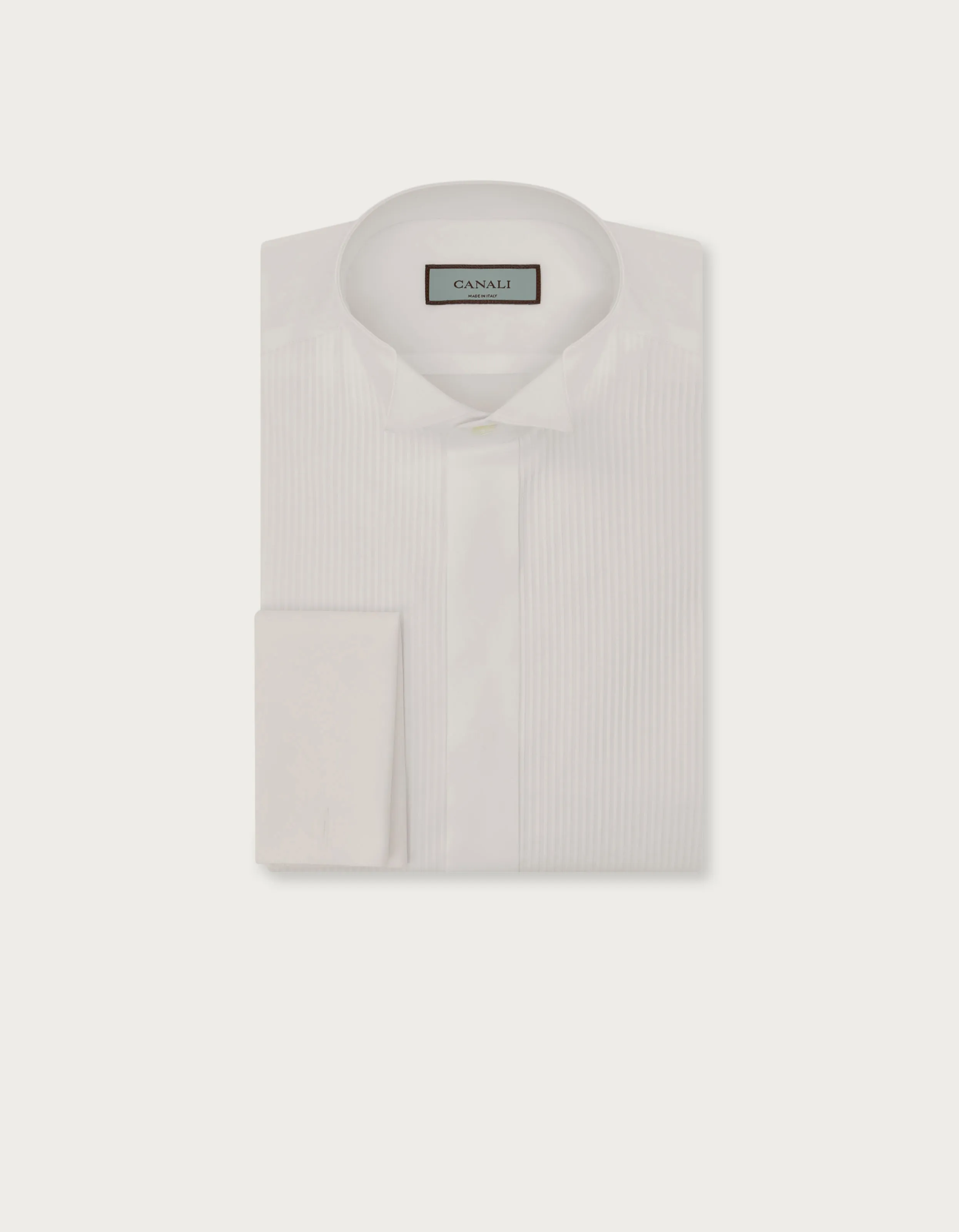 Camisa formal slim fit de algodón blanca 