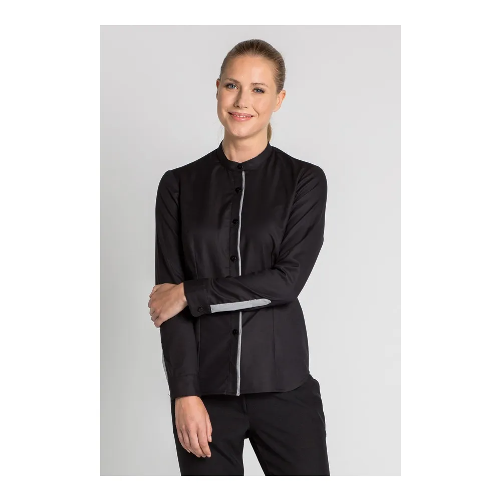Camisa mujer cuello mao