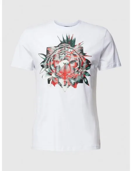 CAMISETA ANTONY MORATO BLANCA LOGO FRONTAL  ECOOL