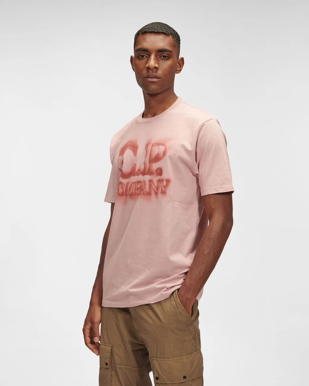 CAMISETA BLURRY PRINT ROSA