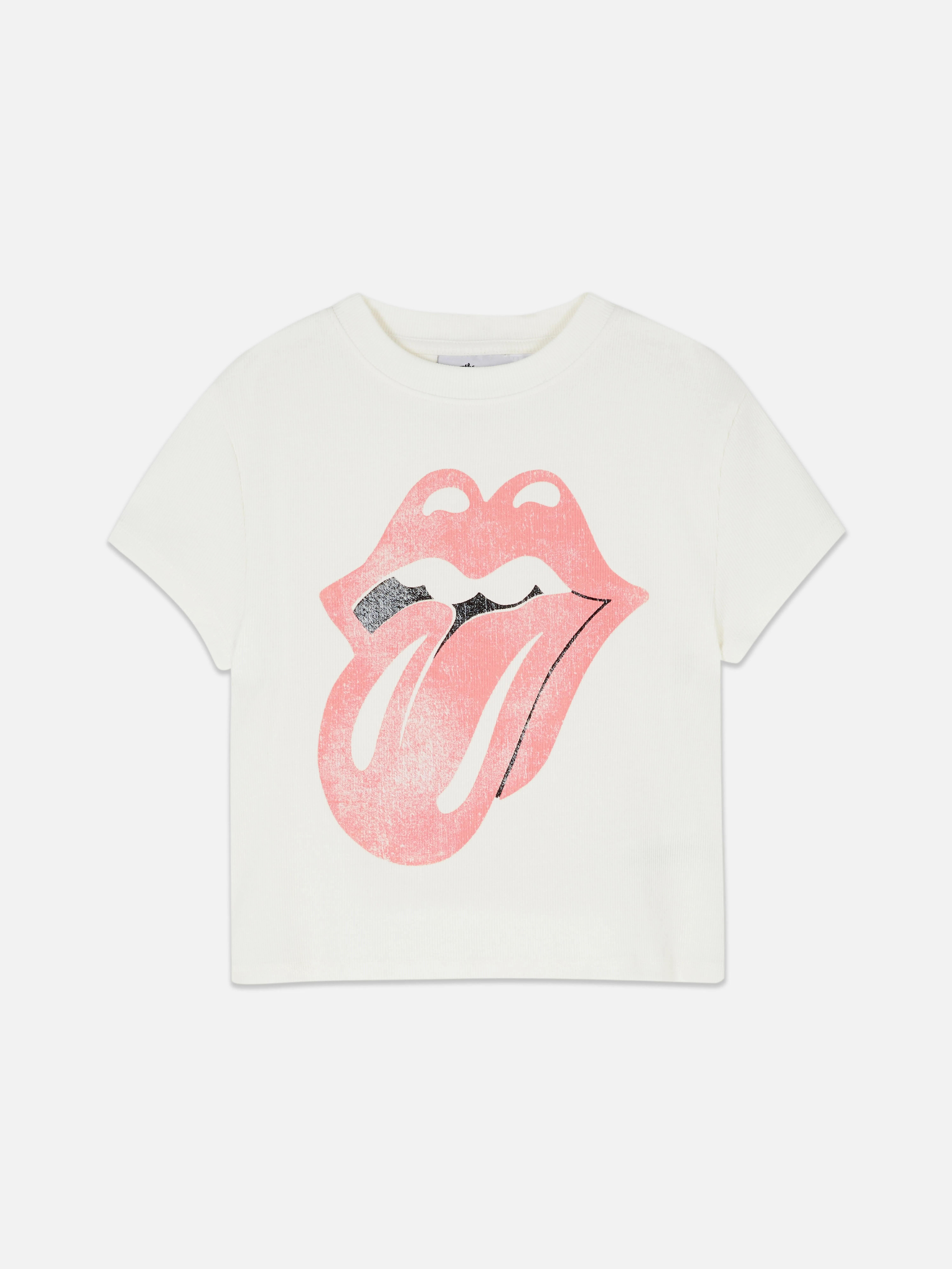Camiseta corta con el logotipo de los Rolling Stones