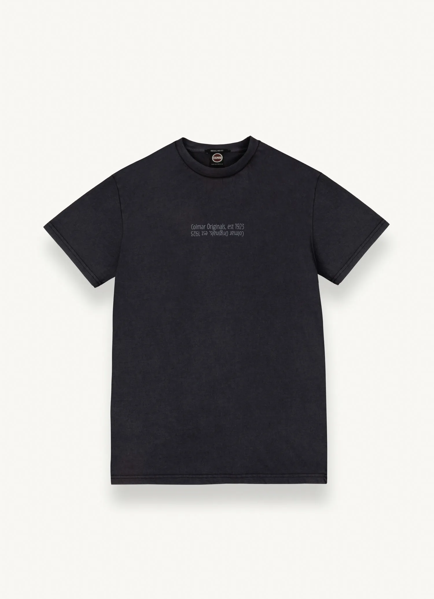 Camiseta de algodón con estampado sobreteñido