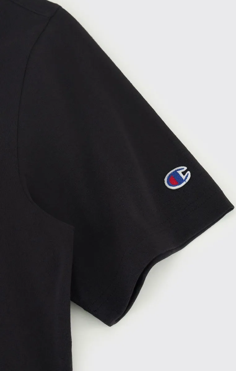 Camiseta de cuello redondo Reverse Weave