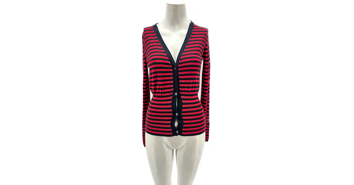 Camiseta de punto MIU MIU.ÉL 42 cachemira Roja 