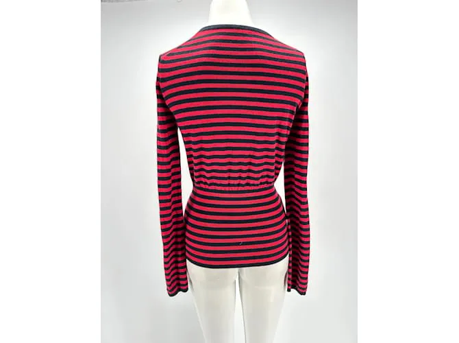 Camiseta de punto MIU MIU.ÉL 42 cachemira Roja 