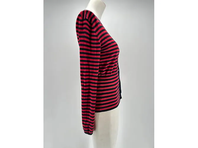 Camiseta de punto MIU MIU.ÉL 42 cachemira Roja 
