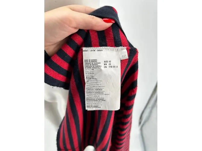 Camiseta de punto MIU MIU.ÉL 42 cachemira Roja 