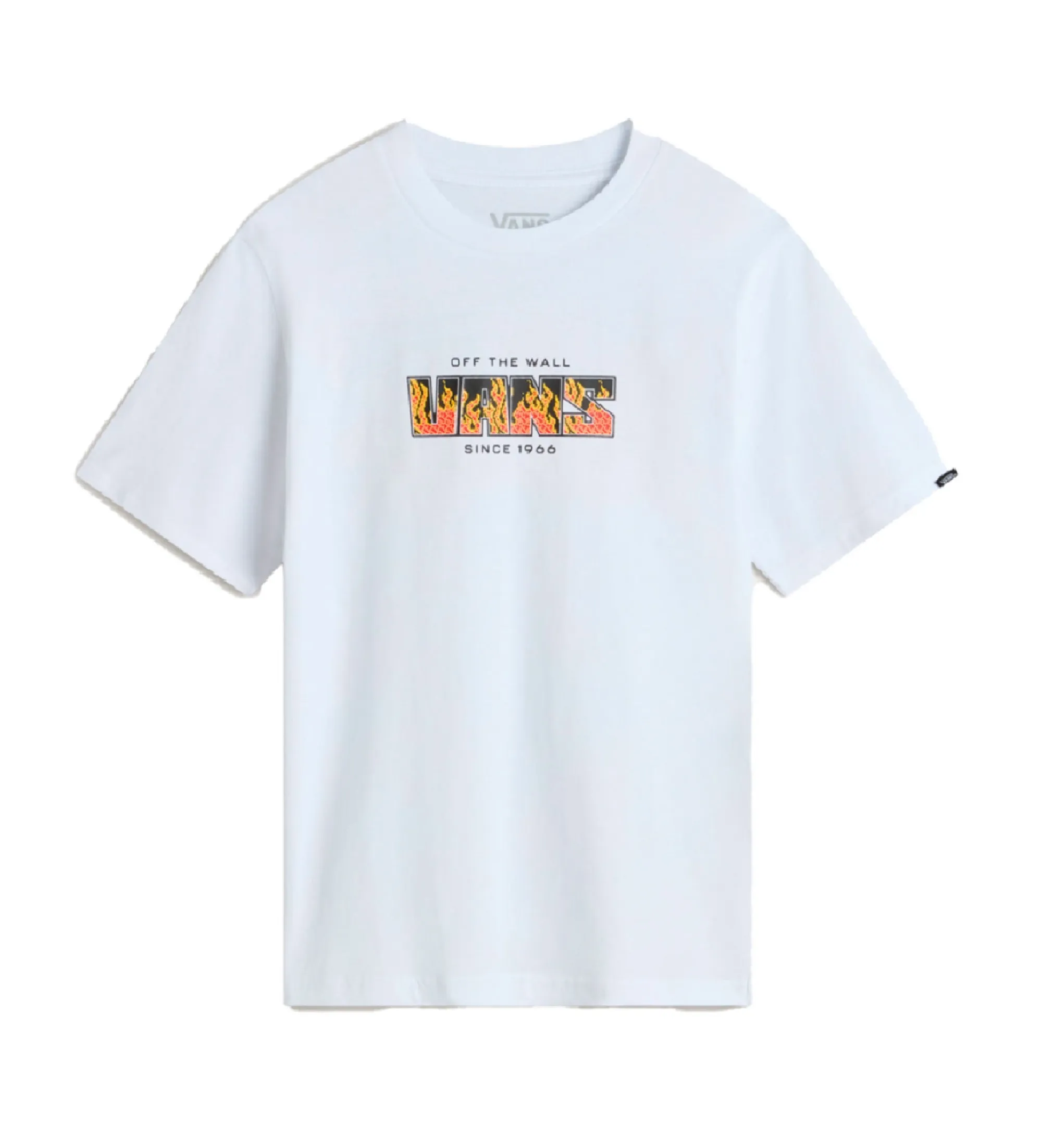 Camiseta Digi flames blanco