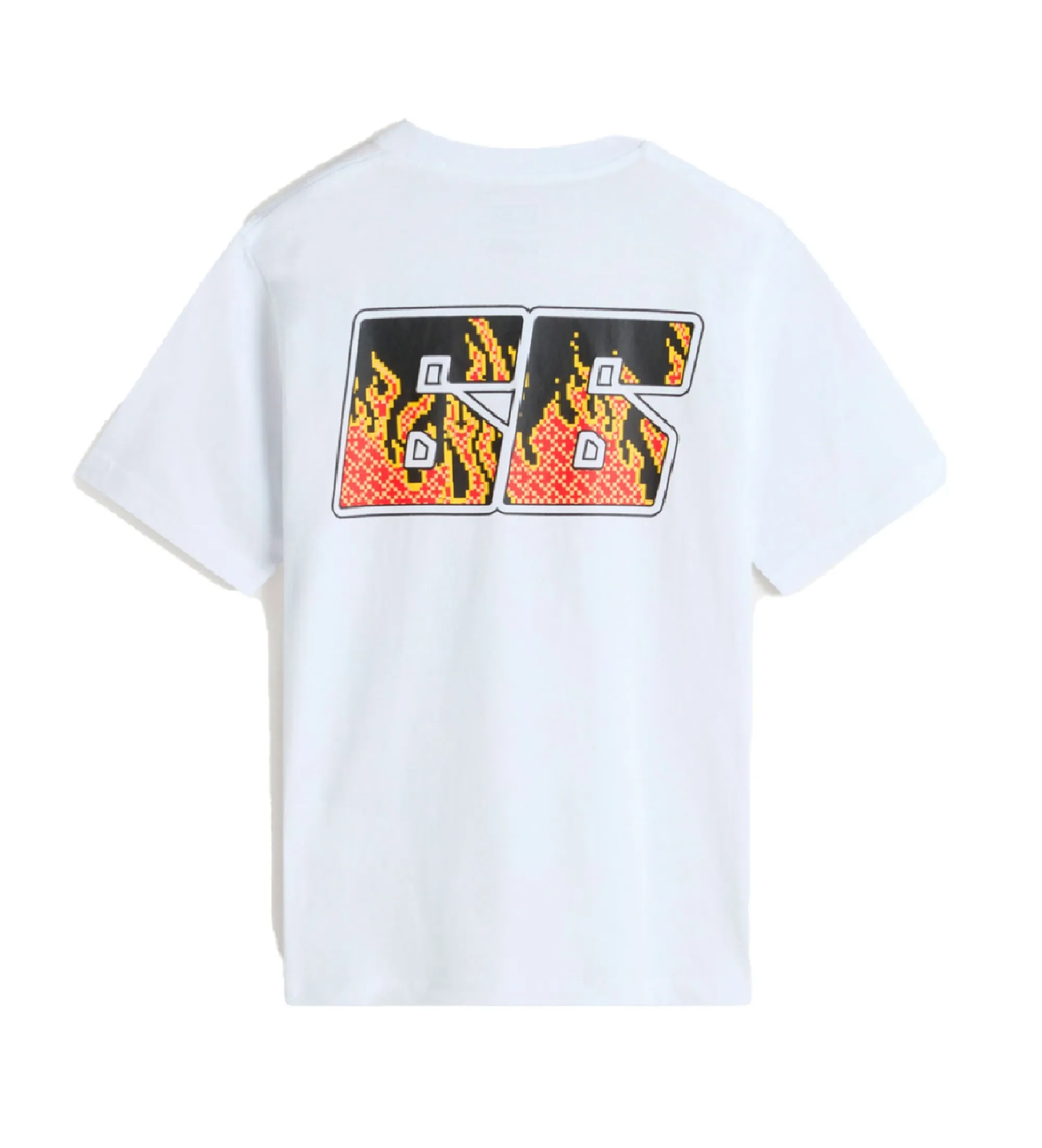 Camiseta Digi flames blanco