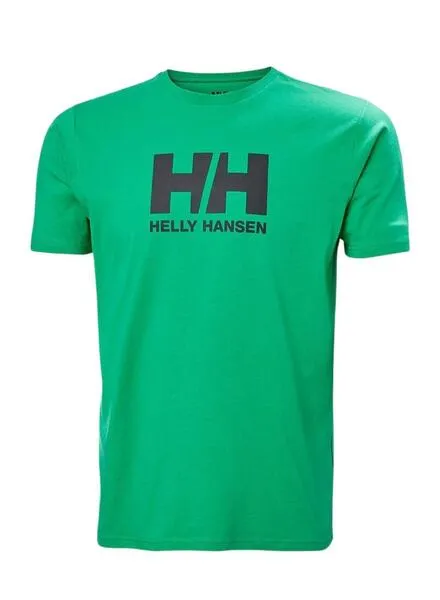 Camiseta Helly Hansen Logo Verde Para Hombre
