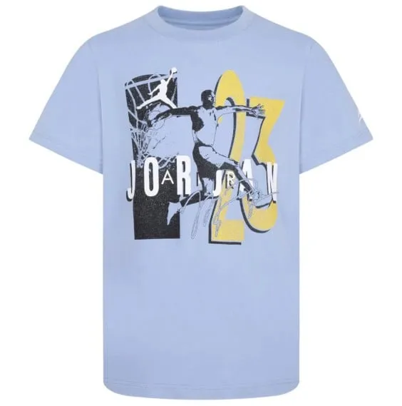 Camiseta Junior Jordan Retro Spec Graphic Blue Grey