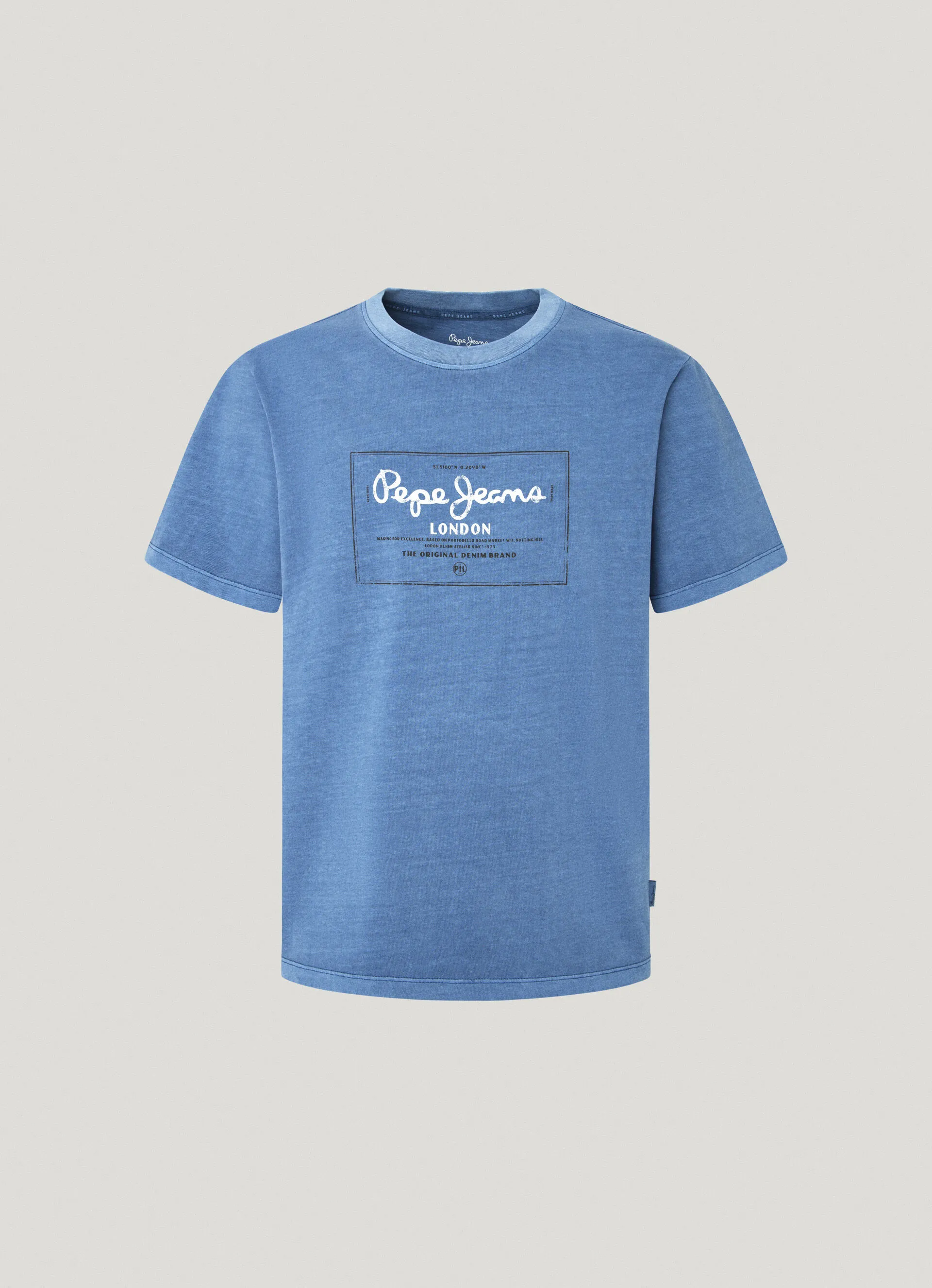 camiseta logo estampado fit regular