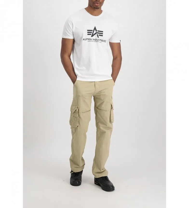 Camiseta logotipo blanco
