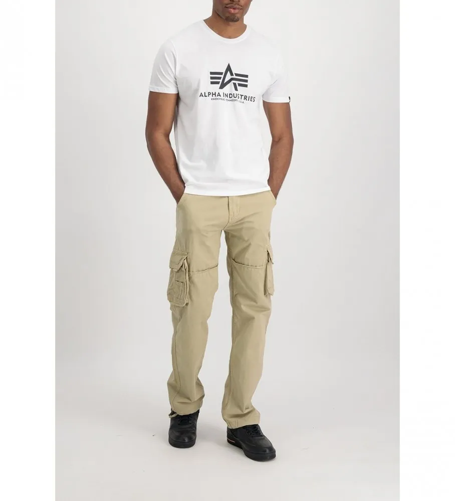 Camiseta logotipo blanco