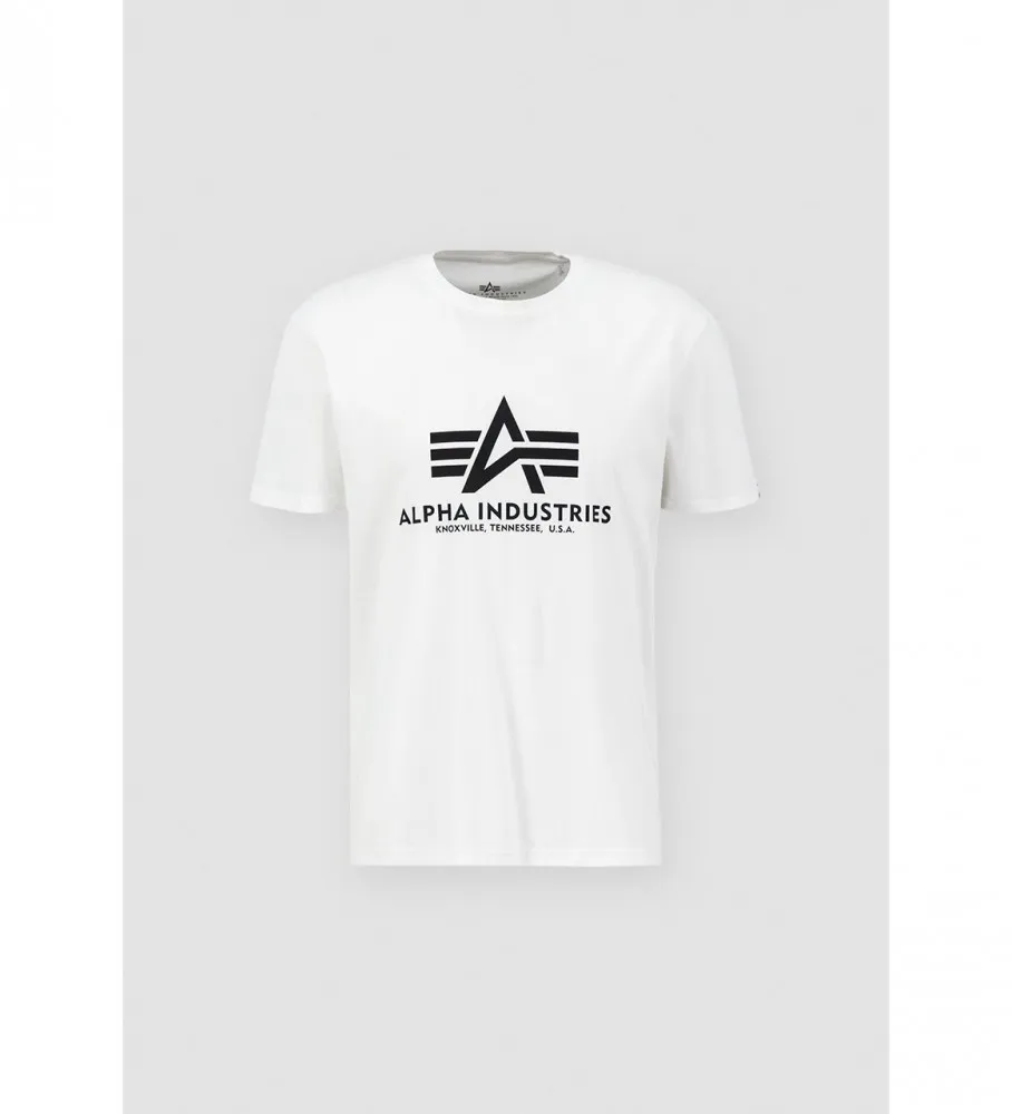 Camiseta logotipo blanco